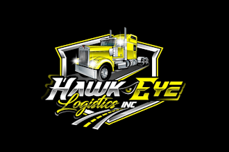 create graceful and fantastic trucking logo design