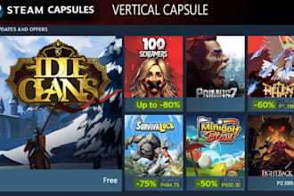 design steam capsule banner steam capsule art game poster steam artwork steam