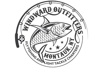 create a modern fish logo