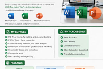 handle all your ms office tasks quickly and accurately