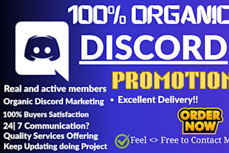 do discord server promotion , discord advertising , discord promotion