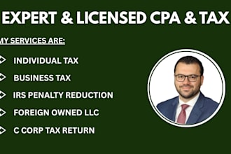 file form 1120, 5472, 1065 for your foreign owned US llc as a CPA