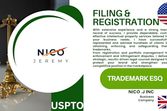 respond to uspto trademark office action, refusal, objection and office action