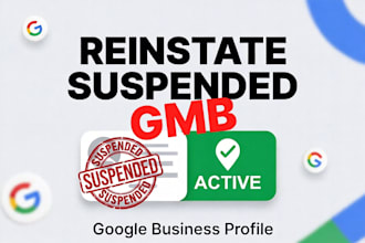 reinstate suspended google business profile and gmb listing