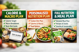 create a personalised nutrition plan for weight loss or weight gain