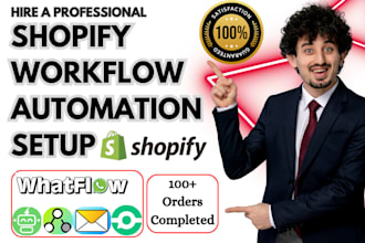 setup shopify workflow automation arigato whatflow shopify flow flowmail whatzi