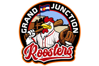 create a modern mascot hen logo