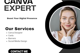 design professional canva social media posts to boost