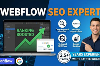 fix webflow SEO and technical errors