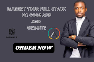 market optimize bubble io app with full stack nocode dev and saas