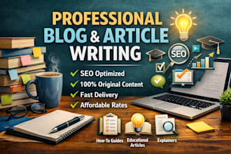 write SEO blog and articles in simple and clear english
