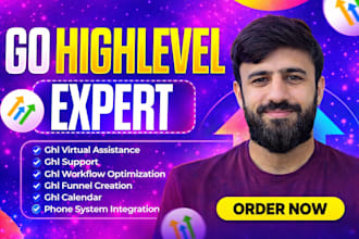 build a gohighlevel website with automated workflows