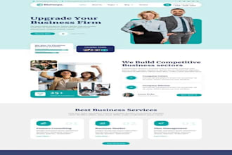 create portfolio website, business website or personal website