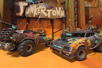 create a stylized vehicle