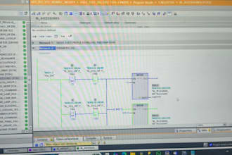 do plc programming using siemens tia portal and hmi design
