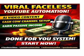 make viral faceless ai videos and build youtube automation cash cow channels