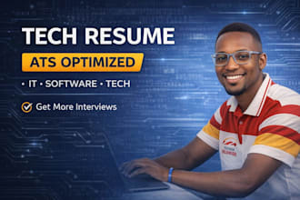 write ats optimized IT and software engineer resume