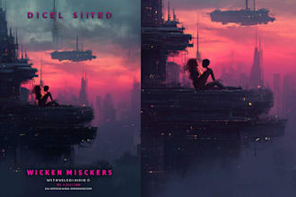 create stunning sci fi book cover art for your novel