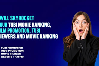 skyrocket your tubi movie ranking, film promotion,tubi viewers and movie ranking