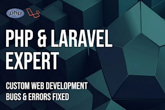php laravel web developer for your web development