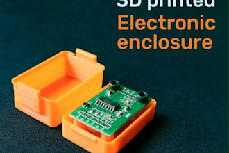 design pcb enclosure or product casing for 3d printing