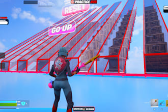 create fortnite hubby map, practice map, zero build map, tycoon map, 1v1, 4v4