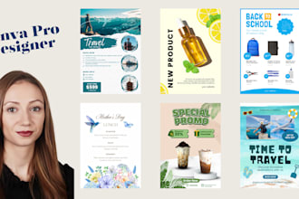 create any brochure professionally in canva