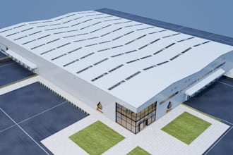 design professional 3d warehouse layout, storage, and industrial space