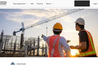 design construction website,real estate website,hvac and business full stack
