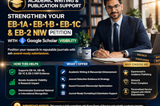 write and publish research article, best paper award, eb1a, eb1b, eb1c, eb1 niw