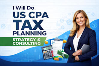 as a US CPA do US tax return, income tax, tax filing and prep fast
