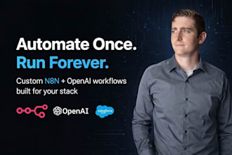 build custom ai workflow automations using n8n and open ai