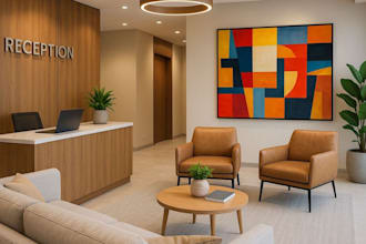 do office interior design for cafes, salons, restaurants and workspaces