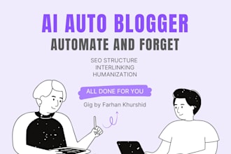 create an ai auto blogger for you