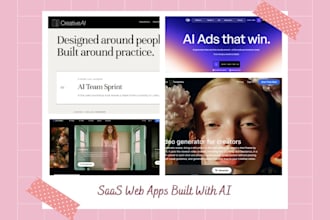 provide a custom saas web app with UX optimization using ai