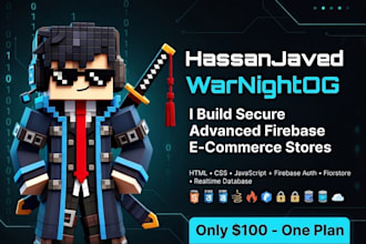 build secure firebase ecommerce website with admin panel