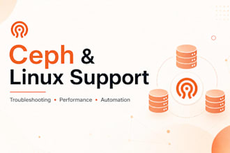 provide linux and ceph administration, troubleshooting, and support