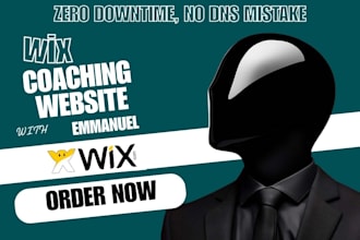 design a wix coaching website for coaches and consultants