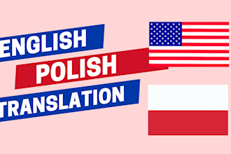translate english to polish and polish to english naturally