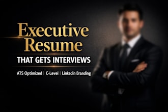 write executive resume, ats resume, linkedin profile for c level leaders ceos