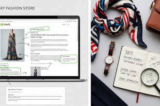 do advance shopify onpage seo product for luxury fashion clothing  store