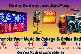submit your music to radio submission, music promotion, radio airplay, uk radio