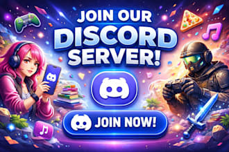 boost and promote discord server for organic growth and real members