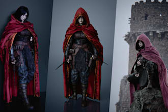create 3d character model