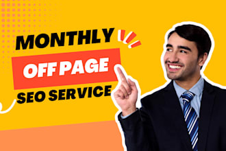 provide best monthly off page seo service
