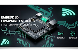 do embedded firmware engineer, stm32, and lora wan iot part time
