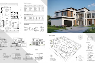 design professional floor plans and architectural blueprints