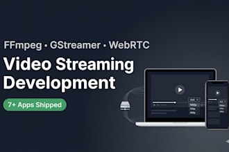 do ffmpeg gstreamer webrtc video streaming development