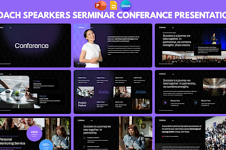 create powerpoint seminar presentation coach spreakers events conference slides