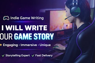 write creative video game storyline dialogue debates dialogue character lore rpg